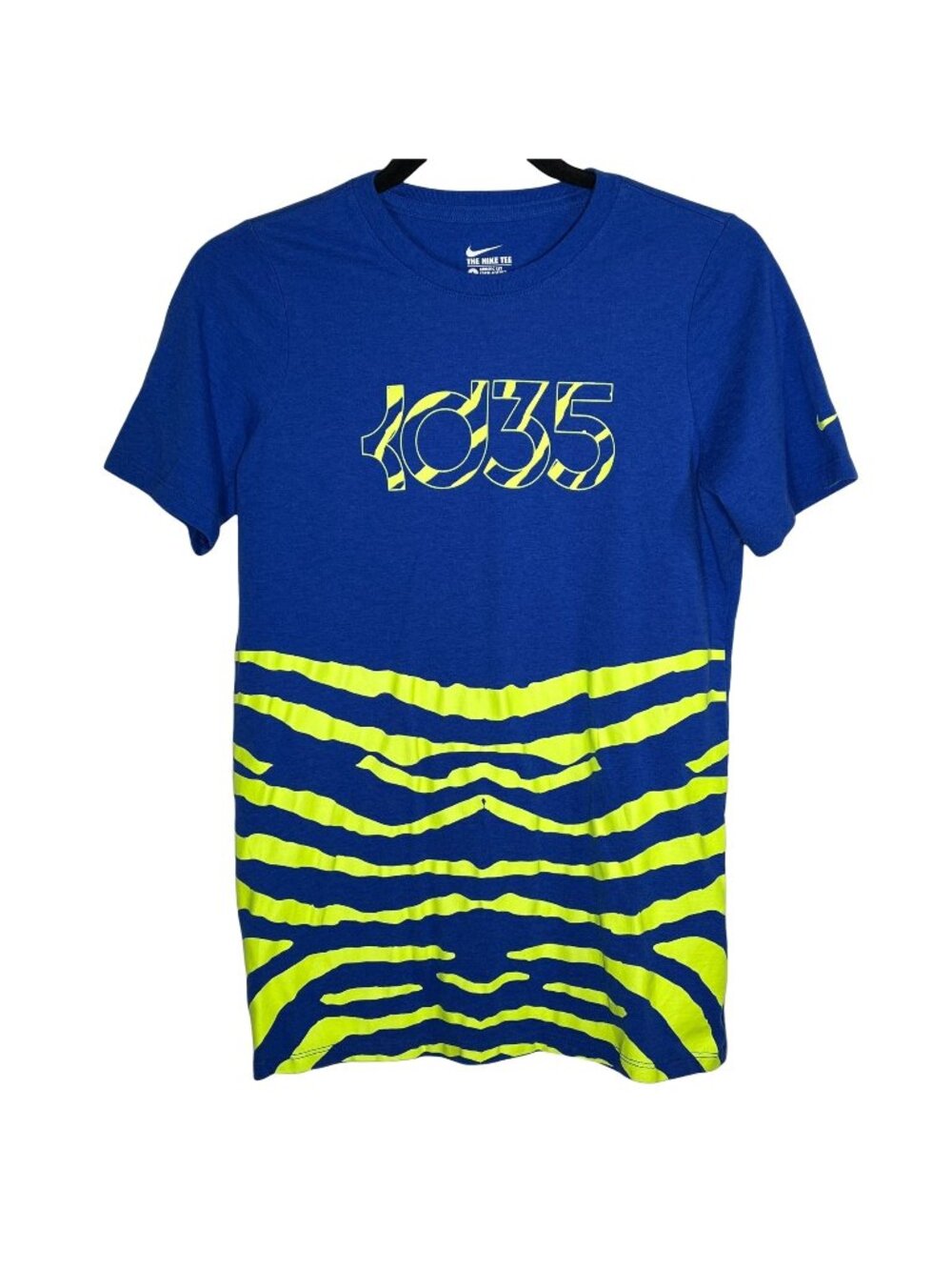 Nike KD Kevin Durant T Shirt Boys Large Blue Basketball Graphic Tee